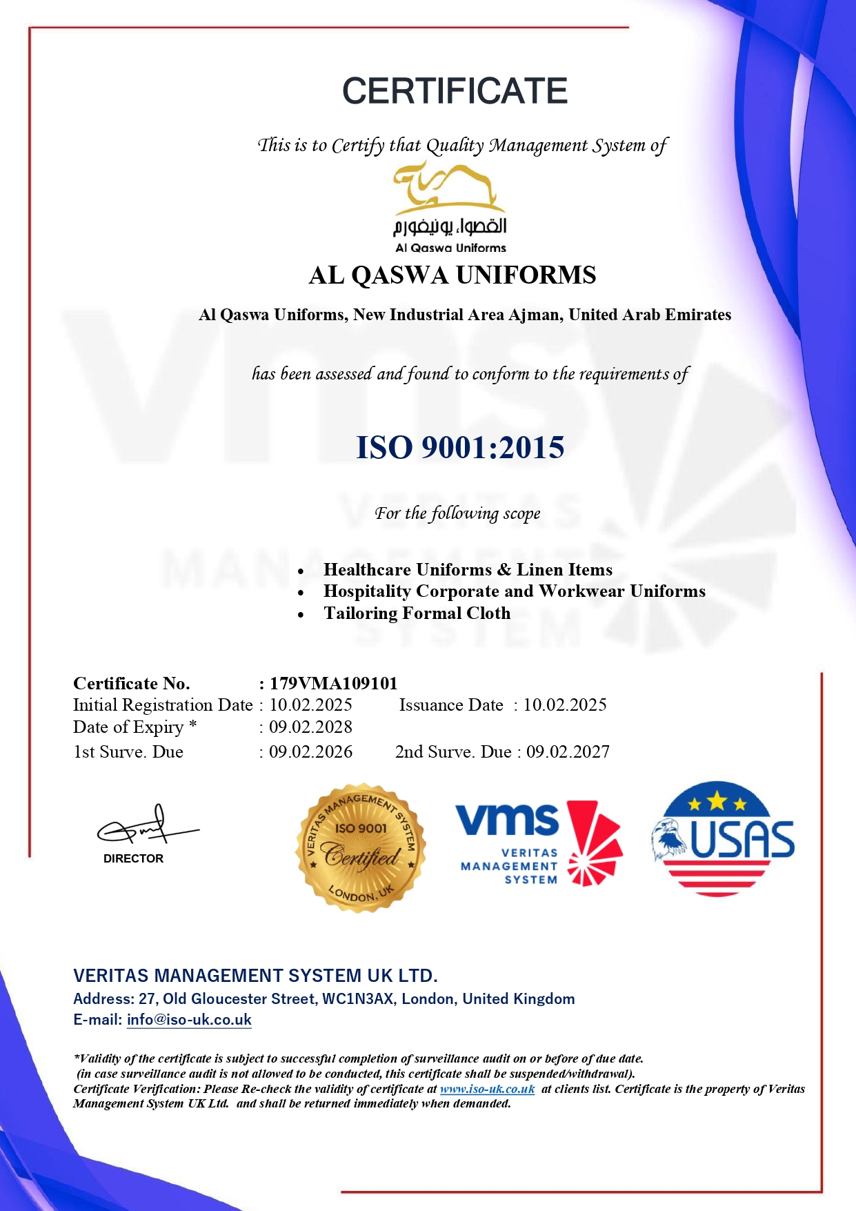 Certificate 1
